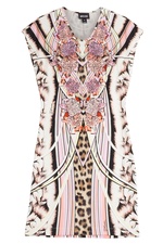 Printed Jersey Sheath Dress by Just Cavalli