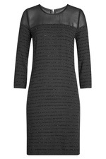 Crepe Mini Dress with Sparkle Detail by Karl Lagerfeld