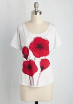 Poppy By for a Visit Floral Top by The Rise and Fall