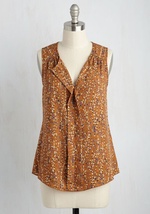 Isle Be Seeing You Sleeveless Top in Botanical by Jessy B