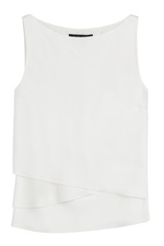 Layered Top with Silk by Ralph Lauren Black Label