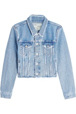 Flower Shop Denim Jacket with Print by Off-White