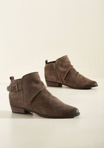 Day Trip Debut Suede Bootie by Naughty Monkey