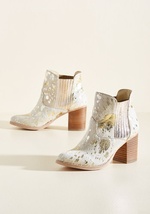 Struts and Bolts Leather Bootie by Extrafine Sugar