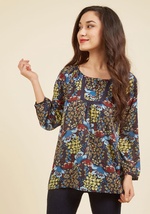 Readily Reminiscent Floral Top by Fun 2 Fun/JNP Fashion Inc.