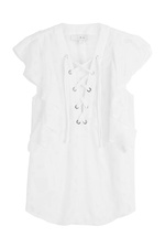 Top with Lace-Up Front by Iro