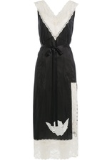 Satin Dress with Lace by Marc Jacobs