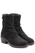 Sueded Leather Back Zip Boots by Fiorentini + Baker