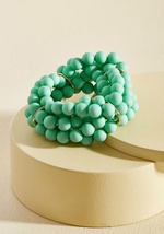 Burst Your Bauble Bracelet in Aqua by Gen3 Jewels