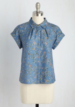 In Living Scholar Button-Up Top by Sweet Rain