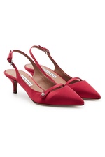 Layton Slingback Satin Pumps by Tabitha Simmons