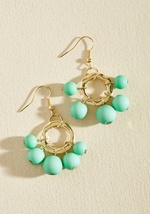 Burst Your Bauble Earrings in Aqua by Gen3 Jewels