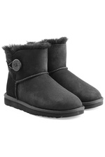 Mini Bailey Button Suede Boots by UGG Australia