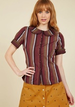 How Very Heartwarming Button-Up Top by Silver Stop