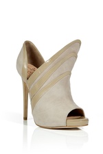 Sand Suede Triple Layered Booties by Alejandro Ingelmo