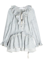 Tulsi Ash Striped Tunic Blouse by Zimmermann