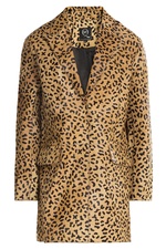 Leopard Print Calfskin Jacket by McQ Alexander McQueen