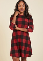 Editor-at-Lodge Shift Dress by Sweet Claire Inc.