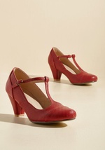 Barcelona Crawl Heel in Garnet by Dolce Nome Ltd