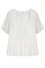 Pleated Cotton Blouse by Sonia Rykiel