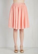 Tulle of the Trade A-Line Skirt in Burgundy by Lavia Fashion Garment Company