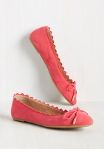 Recipe for Finesse Flat in Coral by Restricted Footwear