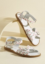 Spritz of Salt Water Leather Sandal in Cherry by Salt Water Sandals