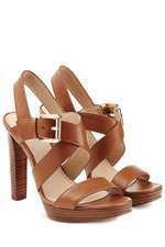 Leather Platform Sandals by MICHAEL Michael Kors