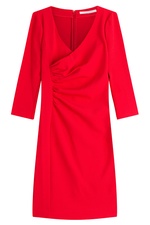Tailored Dress with Gathered Waist by Diane von Furstenberg