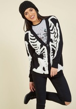 Show and Skeleton Cardigan by Iron Fist International