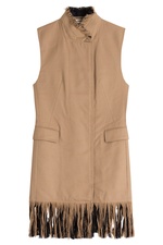 Wool Vest with Fringed Trims by 3.1 Phillip Lim
