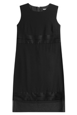 Shift Dress with Tulle Trim by DKNY