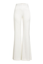 High-Waisted Satin Trousers by Galvan