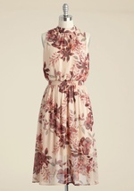 Sartorial Samba Floral Dress by MARINE BLU