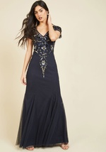 Intriguing Influence Maxi Dress by Frock and Fril