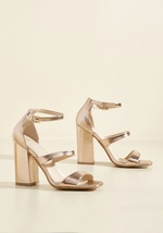 Celebrate Good Shines Block Heel by Legend Footwear Inc