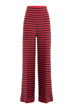 Striped Wide Leg Pants with Virgin Wool by Sonia Rykiel