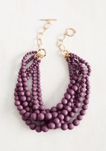 Burst Your Bauble Necklace in Grape by Gen3 Jewels