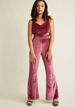 Verve Is the Word Velvet Jumpsuit by Jack by BB Dakota