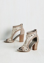 Your Pace or Mine? Suede Heel by Sbicca