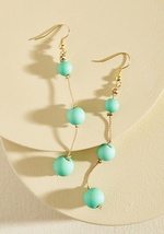 Bauble or Nothing Earrings in Aqua by Gen3 Jewels