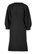 Silk Blend Dress in Black by Fendi