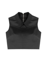 Satin Cropped Top by McQ Alexander McQueen
