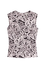 Printed Silk Sleeveless Blouse by Mary Katrantzou