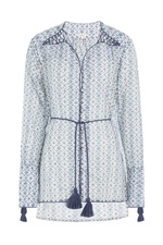 Printed Cotton-Silk Tunic by Talitha