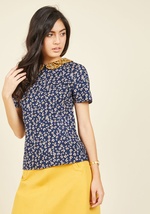 Workday Whimsy Floral Top by Sugarhill Boutique Ltd.