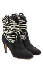 Ankle Boots with Calf Hair by Marc Jacobs