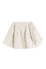 Metallic-Cloqué Skirt by Simone Rocha