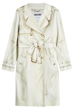 Printed Trench Coat by Moschino