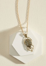 March to a Different Beetle Necklace by Robert Rose